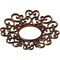 Ekena Millwork Reims Architectural Grade PVC Pierced Ceiling Medallion, Antiqued Copper, 36"OD x 13 3/4"ID x 1"P CMPP36REACO - alternate 3